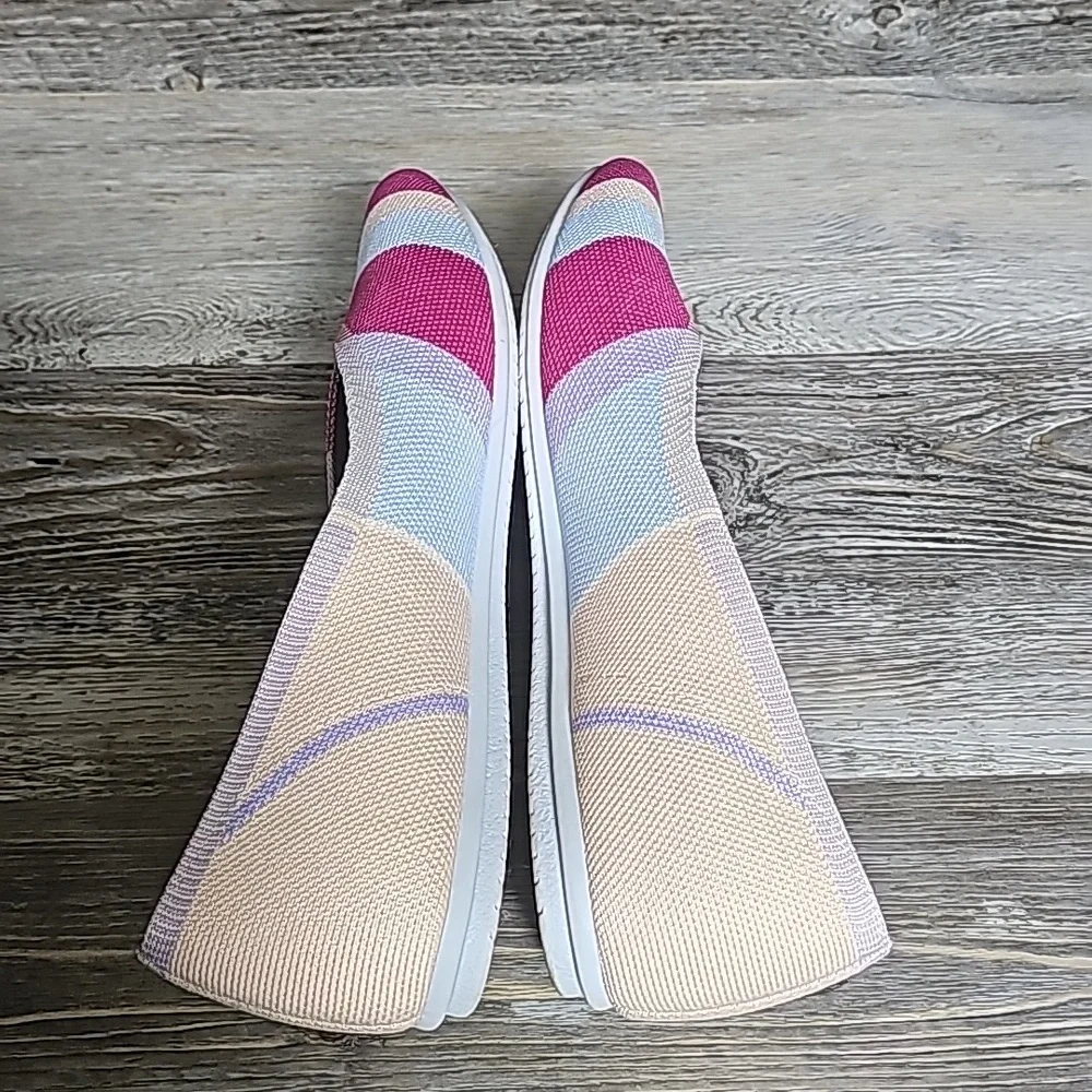 Kelly‎ & Katie Ballett Striped Flats Shoes Size 9